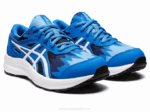 Asics Competir 8 Grado Escuela Azul Electrico Blanco - Image 2