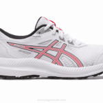 Asics Competir 8 Grado Escuela Blanco Rojo Eléctrico Rendimiento