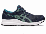 Asics Competir 8 Grado Escuela Medianoche Hoja Nueva