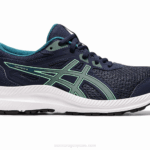 Asics Competir 8 Grado Escuela Medianoche Hoja Nueva