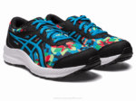 Asics Competir 8 Grado Escuela Negro Azul Isla Rendimiento - Image 2