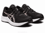 Asics Competir 8 Grado Escuela Negro Rosa Brillante - Image 2