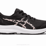 Asics Competir 8 Grado Escuela Negro Rosa Brillante
