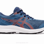 Asics Competir 8 Grado Zapatillas Tomate Azul Cherry