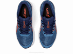 Asics Competir 8 Grado Zapatillas Tomate Azul Cherry - Image 6