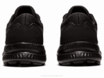 Asics Competir 8 Grado Zapatos Negro Gris para Escuela - Image 5