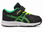 Asics Competir 8 Zapatillas Niños Lima Negra Rápidas y Confortables