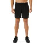 Asics conjunto de hombre short 5in rendimiento negro