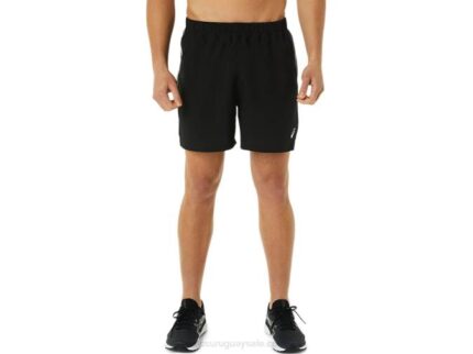 Asics conjunto de hombre short 5in rendimiento negro
