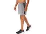 Asics conjunto hombre shorts 5in jaspeado gris oscuro negro - Image 3