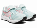 Asics contend 7 preescolar ángel aguamarina y blanco - Image 2