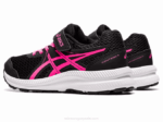 Asics contend 7 preescolar negro rosa intenso calzado deportivo - Image 3