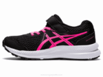 Asics contend 7 preescolar negro rosa intenso calzado deportivo - Image 4