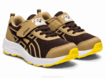 Asics contend 7 preescolar zapatillas café para niños - Image 2