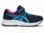 Asics contend 7 zapatillas preescolar azul francés aguamarina