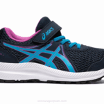 Asics contend 7 zapatillas preescolar azul francés aguamarina