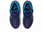 Asics contend 8 preescolar azul índigo melocotón estilo y comodidad - Image 6