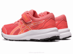 Asics contend 8 preescolar duna de papaya verano zapatillas cómodas para niños - Image 3