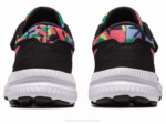 Asics Contend 8 Preescolar Negro Papaya Zapatillas Deportivas Divertidas - Image 5