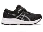 Asics contend 8 preescolar zapatillas blancas y negras