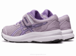 Asics contend 8 preescolar zapatillas violeta oscuro digital - Image 3