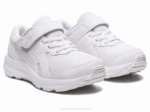 Asics contend 8 zapatillas preescolar blancas cómodas y estilosas - Image 2
