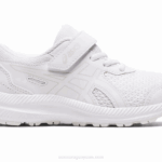 Asics contend 8 zapatillas preescolar blancas cómodas y estilosas