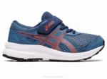 Asics Contend 8 Zapatillas Preescolar Tomate Azul Cherry