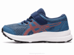 Asics Contend 8 Zapatillas Preescolar Tomate Azul Cherry - Image 4