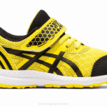 Asics Contender 8 patio para niños pequeños amarillo vibrante y negro