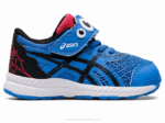 Asics Contender 8 Zapatillas Patio Niños Pequeños Azul Costa Negro
