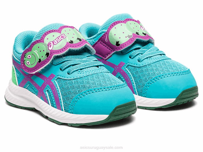 Asics Contender 8 zapatillas patio niños pequeños cristal mar orquídea - Image 2