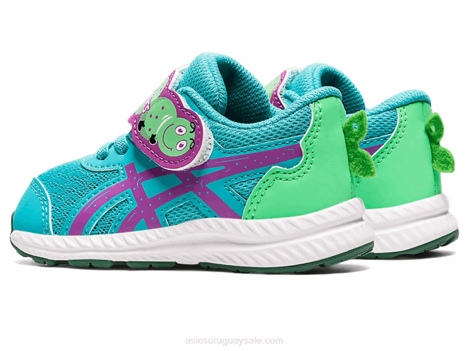 Asics Contender 8 zapatillas patio niños pequeños cristal mar orquídea - Image 3