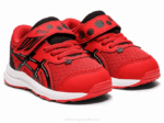 Asics Contender 8 Zapatos Patio Niños Pequeños Rojo Clásico Negro - Image 2