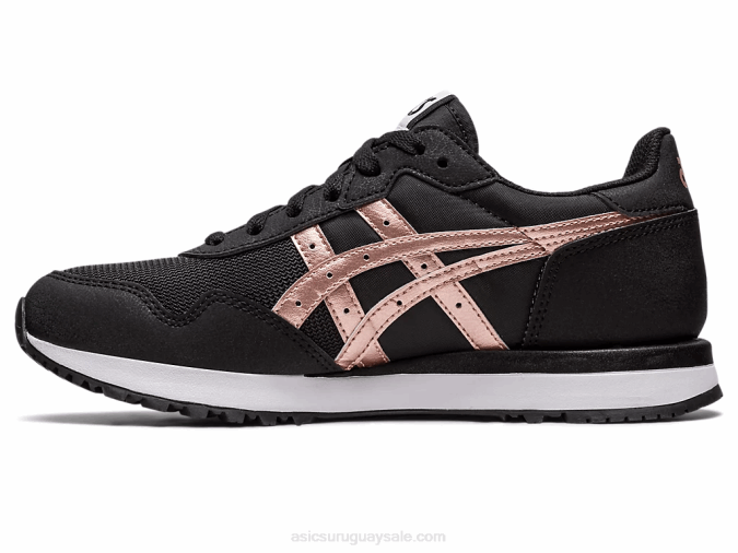 Asics Corredor de Tigre II Zapatillas Negras y Doradas Rosa - Image 4