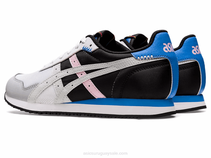 Asics corredor de tigre zapatillas blancas gris glaciar - Image 3