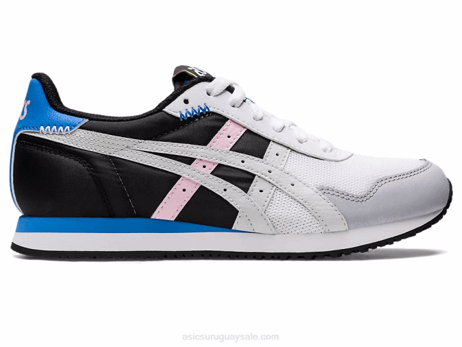 Asics corredor de tigre zapatillas blancas gris glaciar - Image 1
