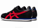 Asics corredor tigre negro rojo eléctrico rendimiento deportivo - Image 3