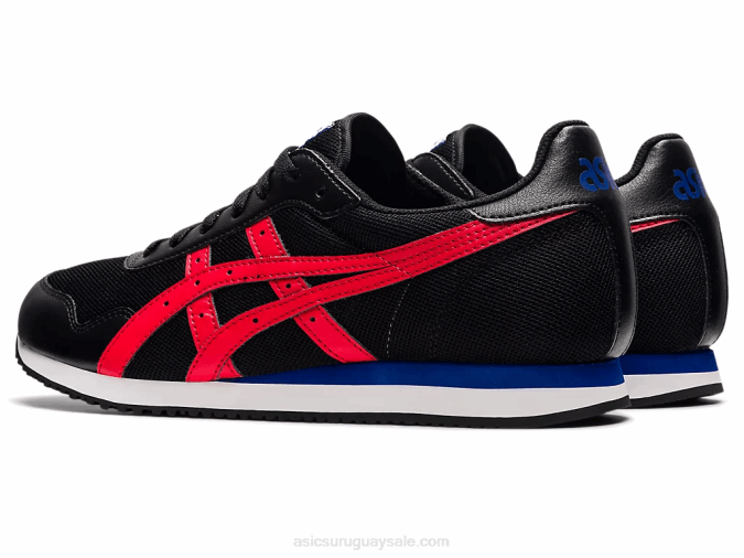 Asics corredor tigre negro rojo eléctrico rendimiento deportivo - Image 3