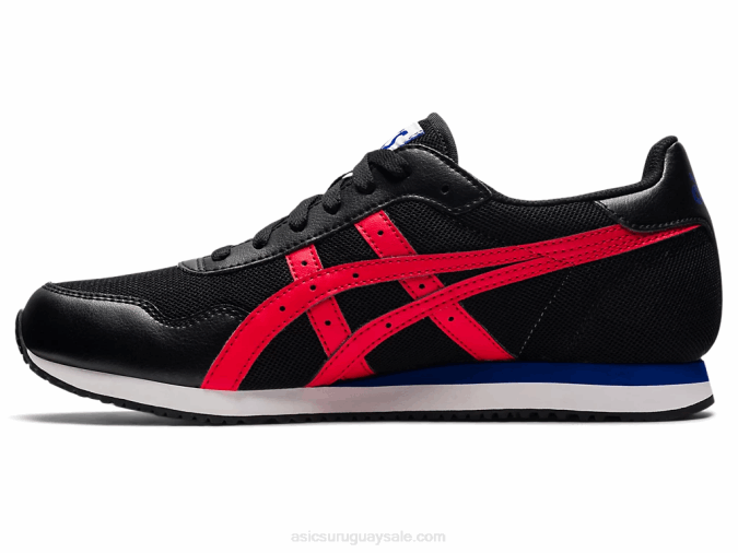 Asics corredor tigre negro rojo eléctrico rendimiento deportivo - Image 4
