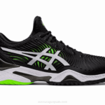 Asics corte ff 2 gecko negro verde zapatillas deportivas