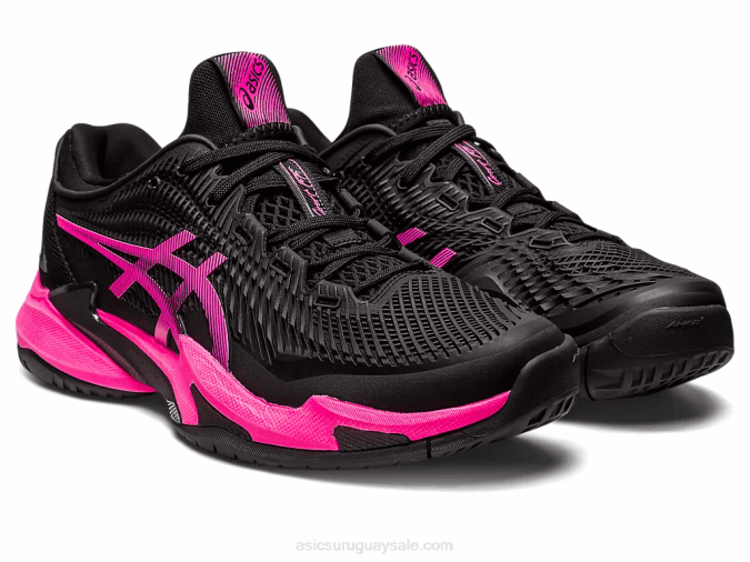 Asics corte ff 32LVJ47 negro rosa intenso zapatillas deportivas - Image 2
