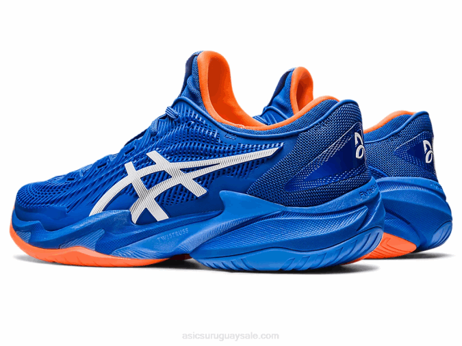 Asics corte ff 3 novak tenis atún azul blanco - Image 3