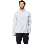 Asics Cremallera Hombre Thermopolis Gris Claro Estilo Confortable