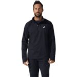 Asics cremalleras hombre thermopolis rendimiento negro estilo y comodidad