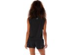 Asics Crop Top Mujer Estampado Integral Negro Rendimiento - Image 2