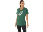 Asics Cuello en V Luces Navideñas Verde Mujer
