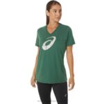 Asics Cuello en V Luces Navideñas Verde Mujer