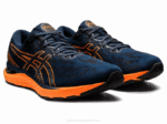 Asics Cúmulo de Gel 23 Zapatillas Azul Francés Naranja Impactante - Image 2