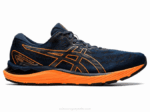 Asics Cúmulo de Gel 23 Zapatillas Azul Francés Naranja Impactante